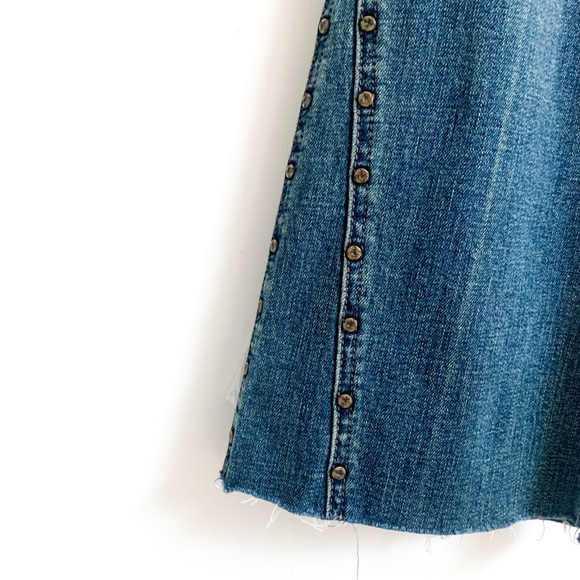 Free People Jeans Studded Novelty Ankle Flare Size 29 - Picture 6 of 9